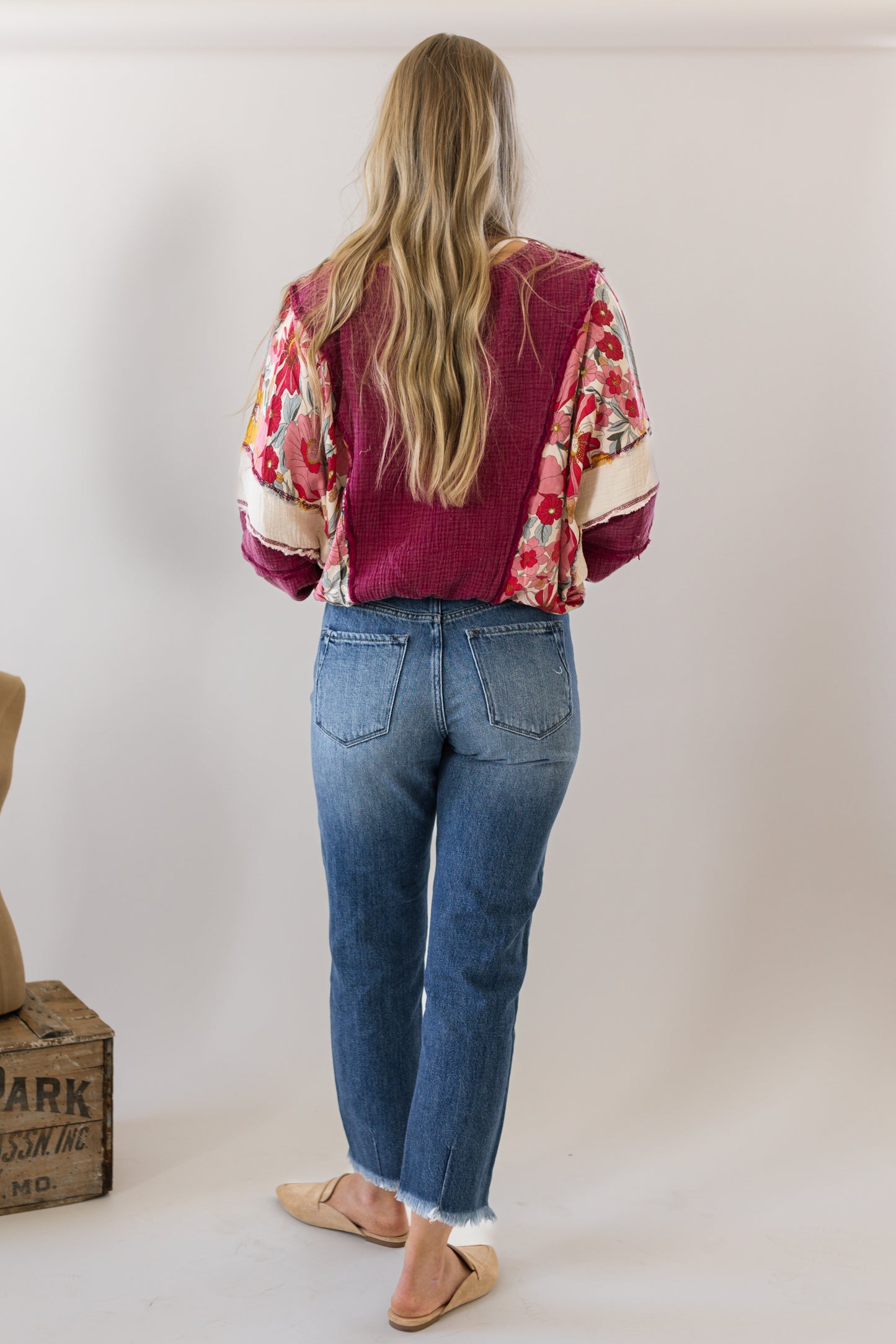 Patchwork Floral Top