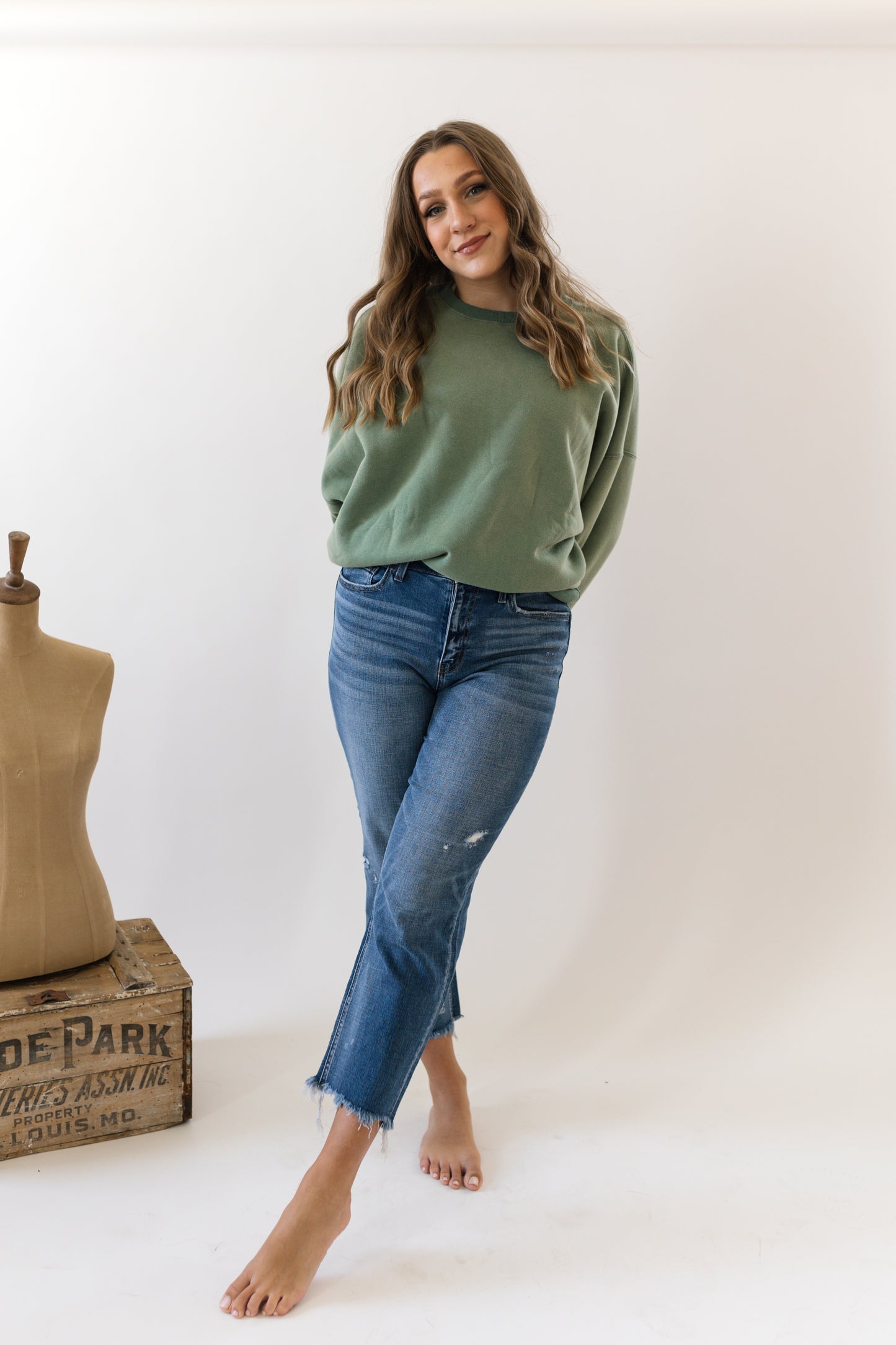 Reversible Crewneck Sweatshirt