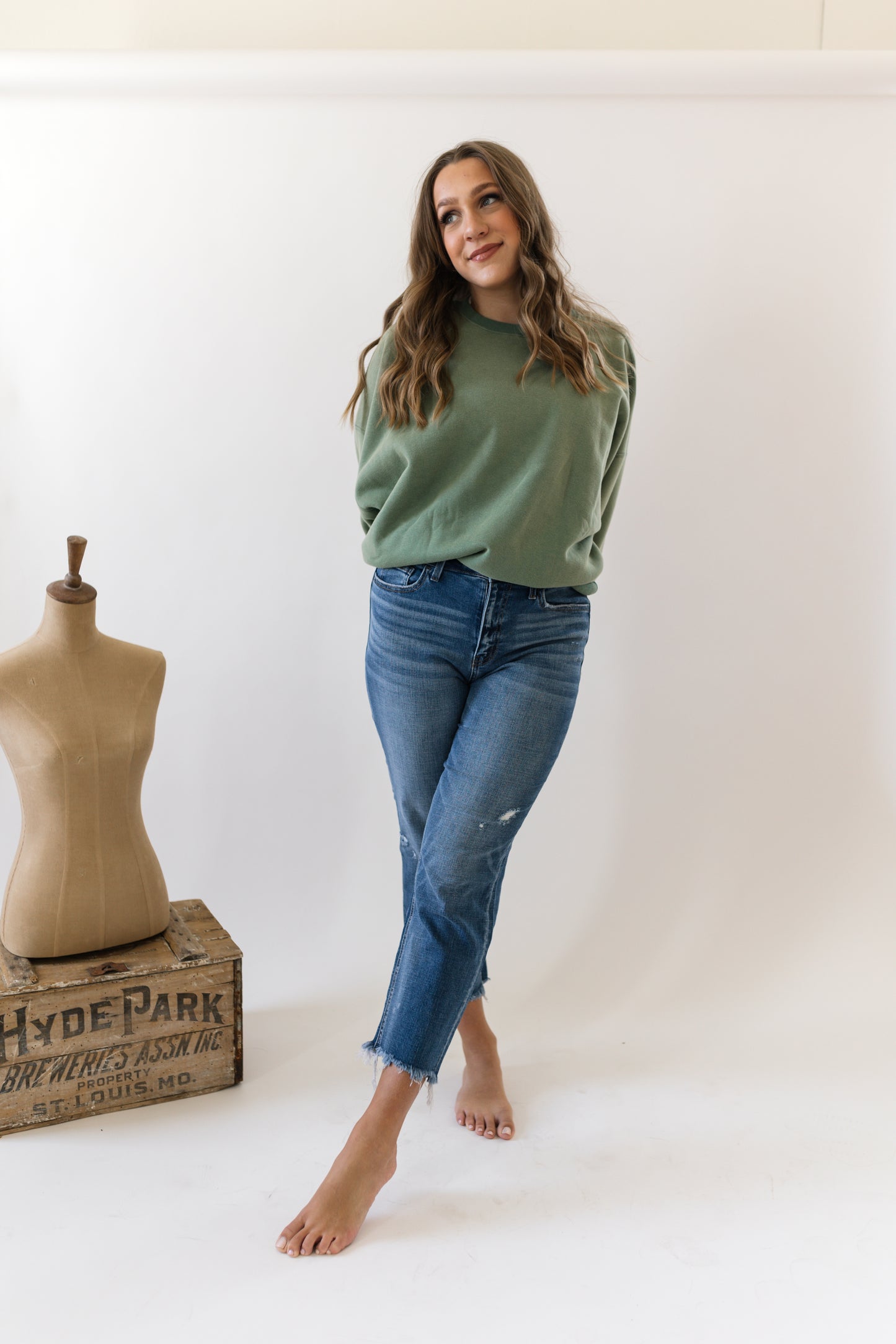 Reversible Crewneck Sweatshirt