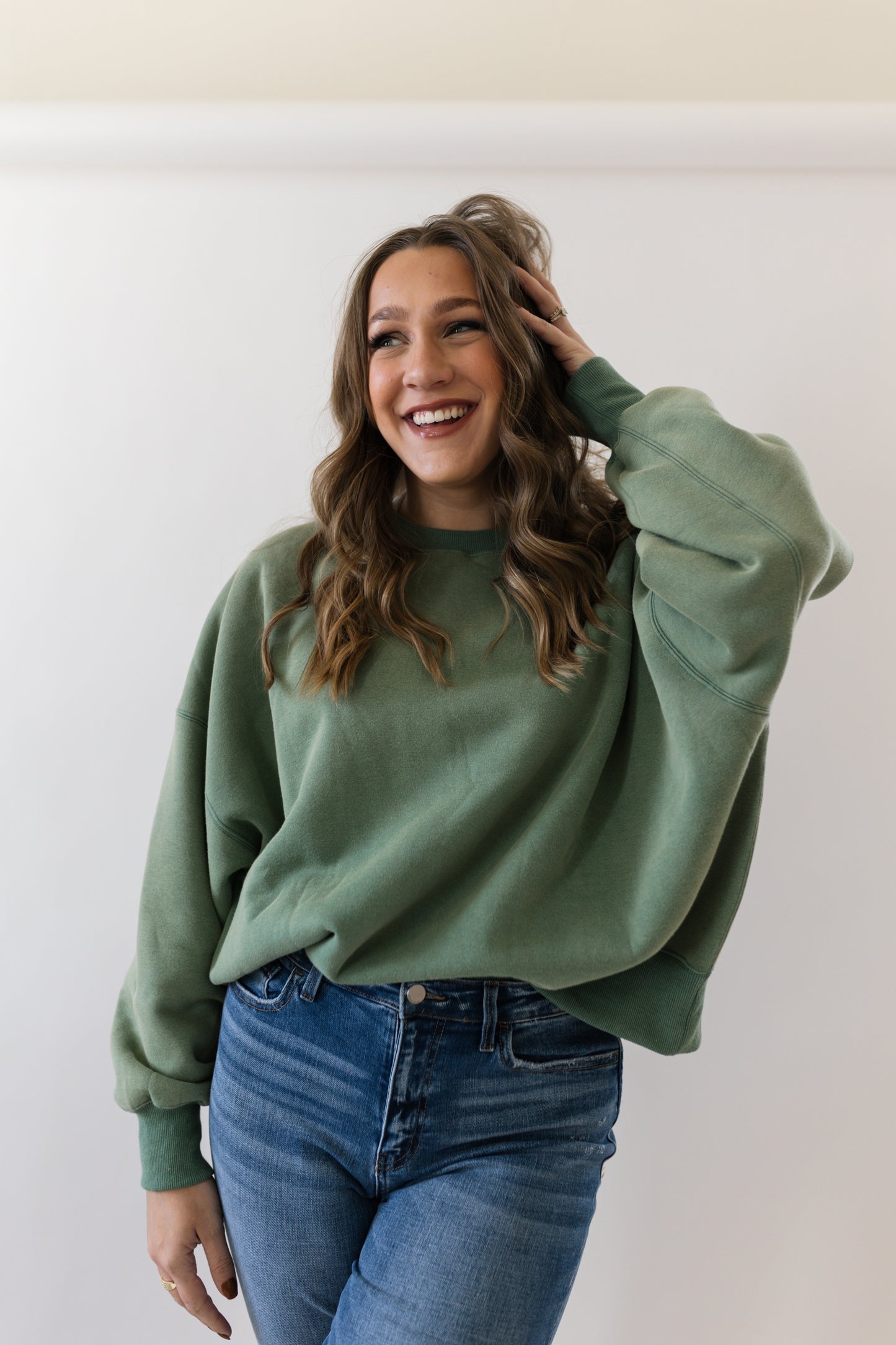 Reversible Crewneck Sweatshirt
