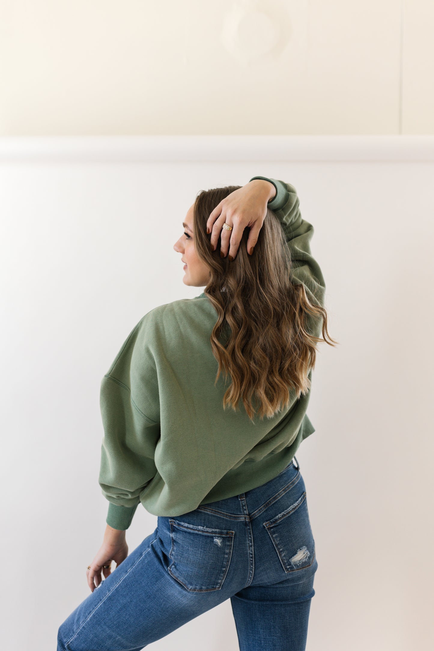 Reversible Crewneck Sweatshirt