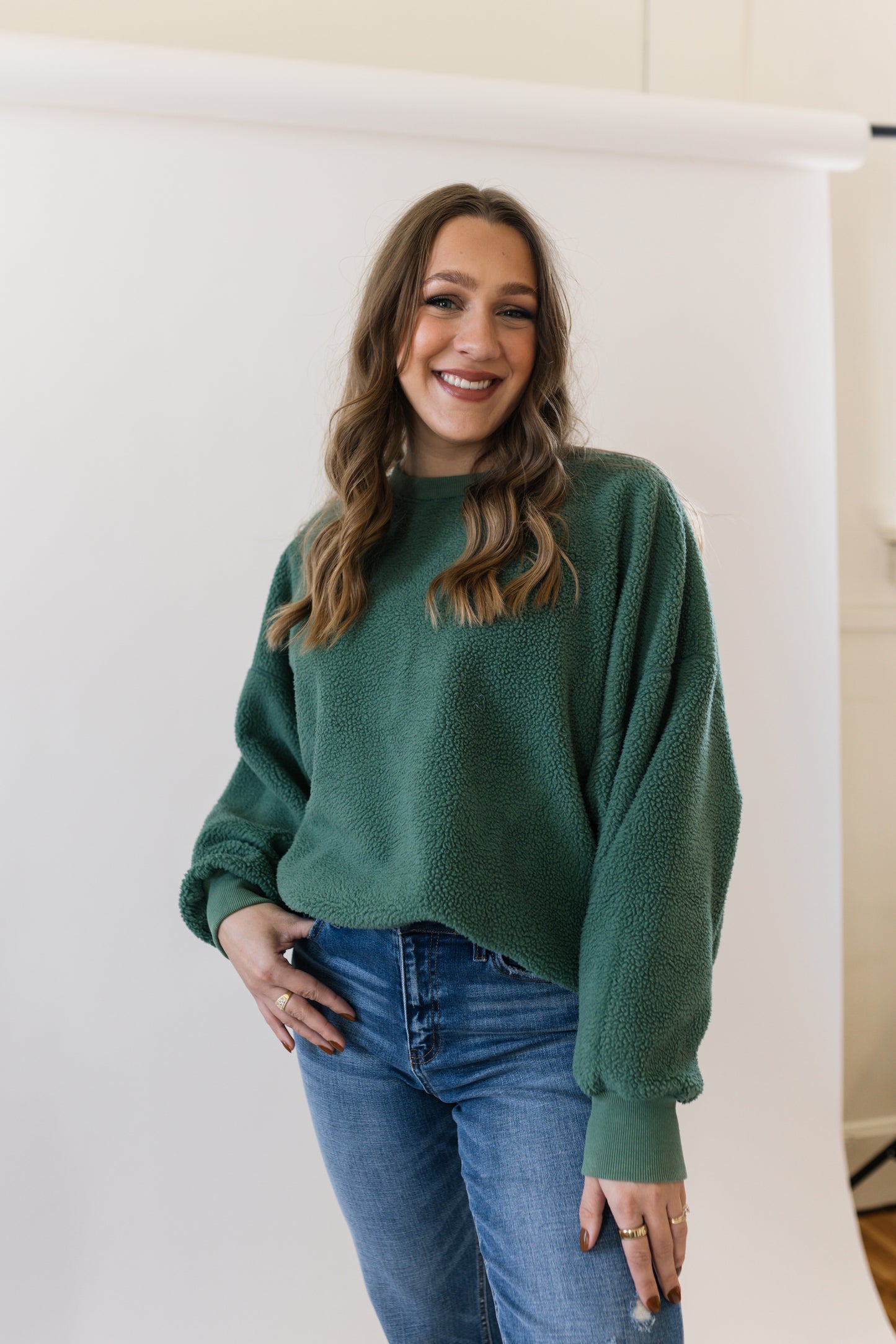 Reversible Crewneck Sweatshirt