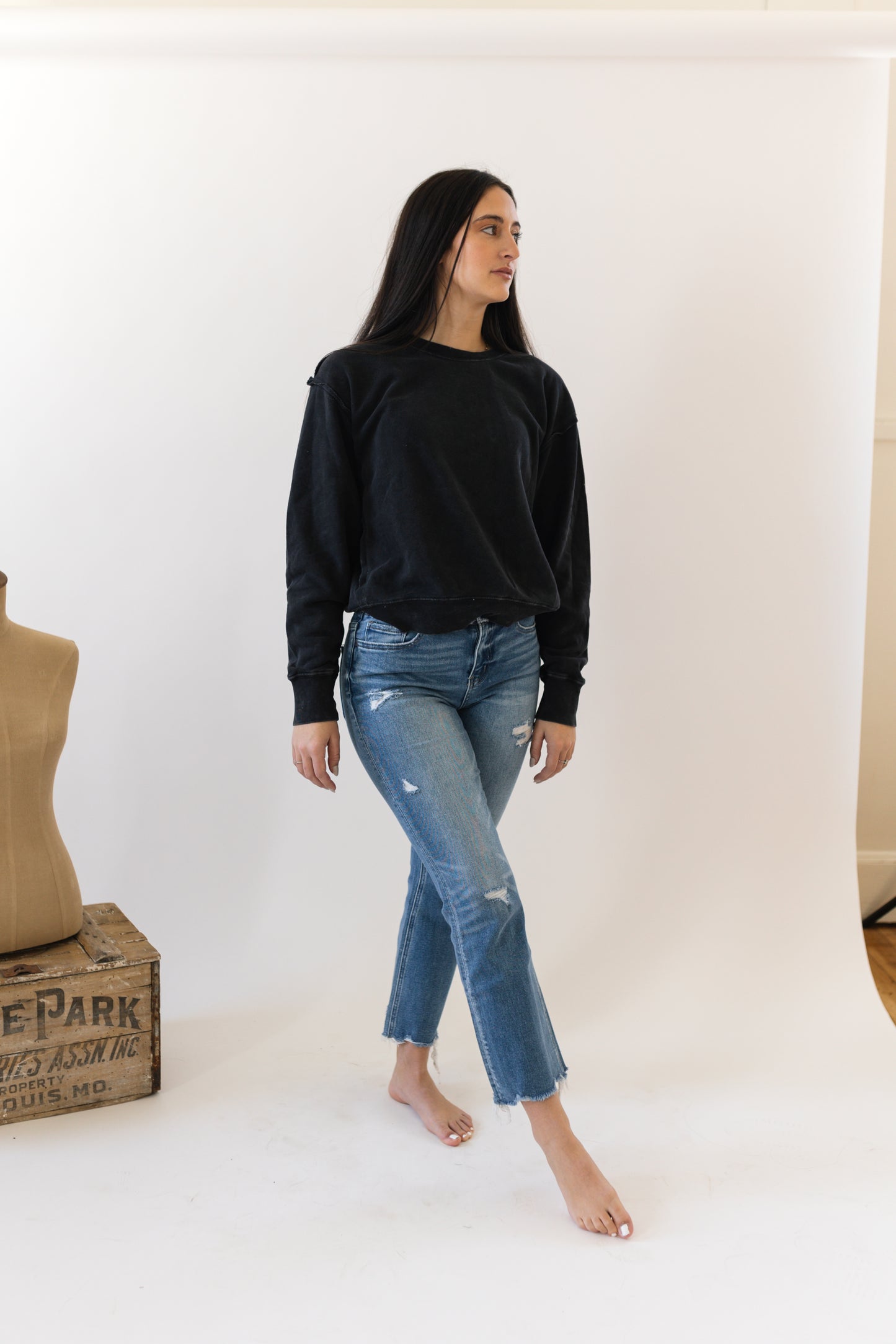 Stone Wash Sweatshirt