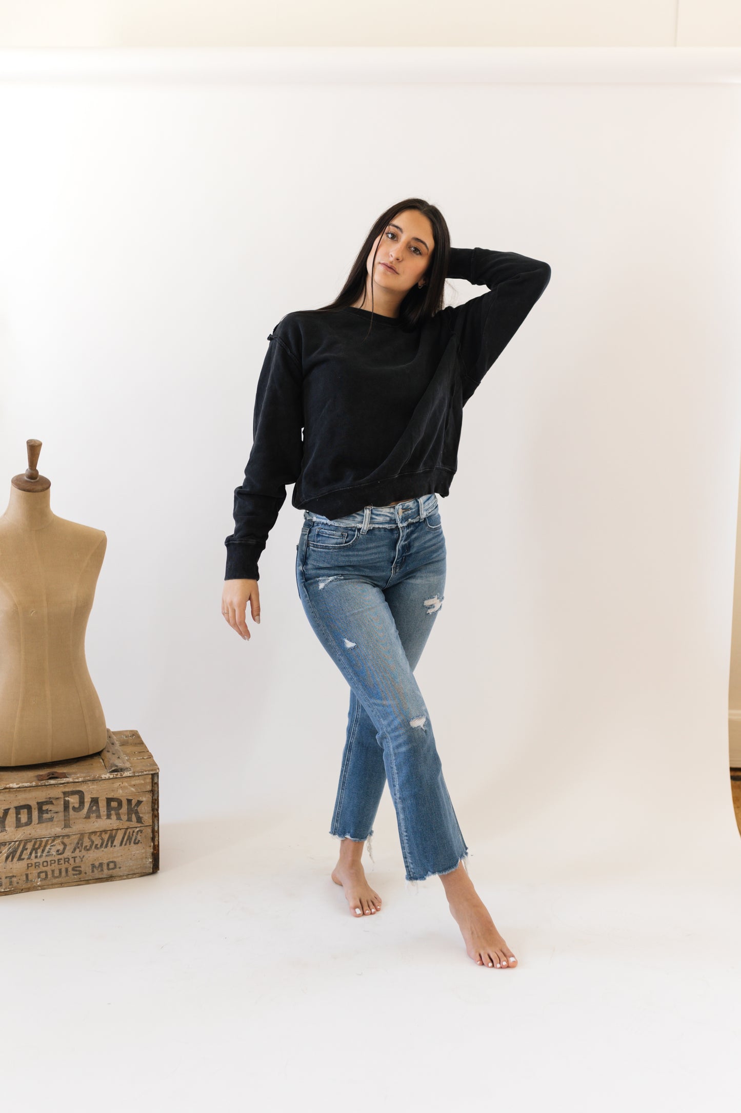 Stone Wash Sweatshirt