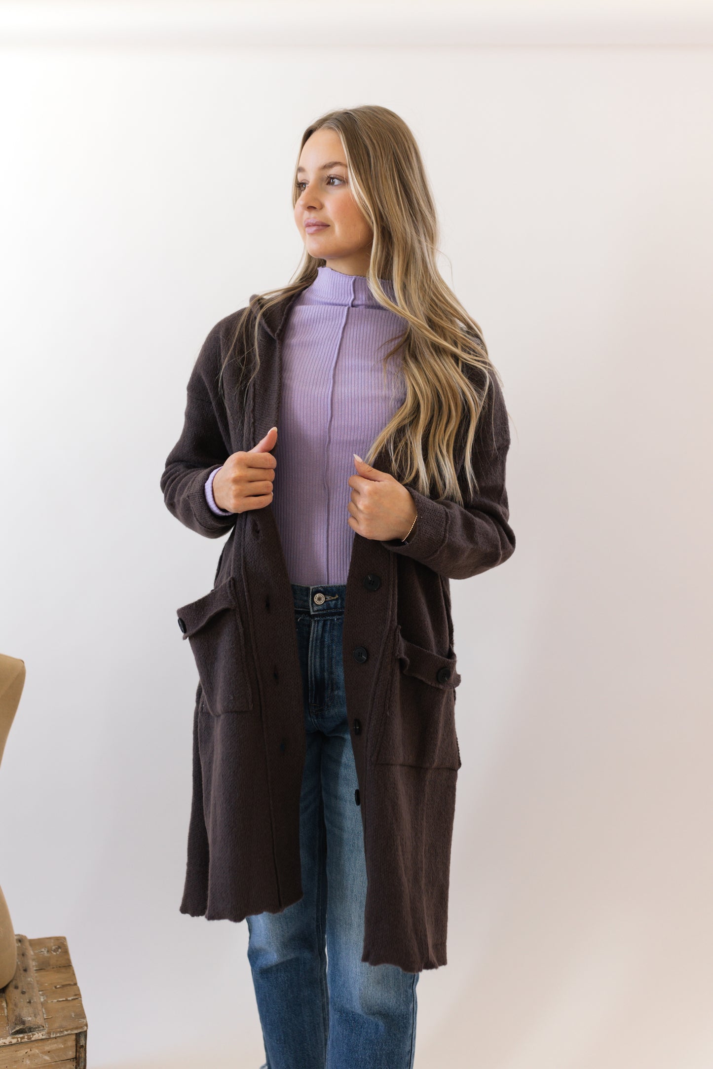 Chocolate Hooded Sweater