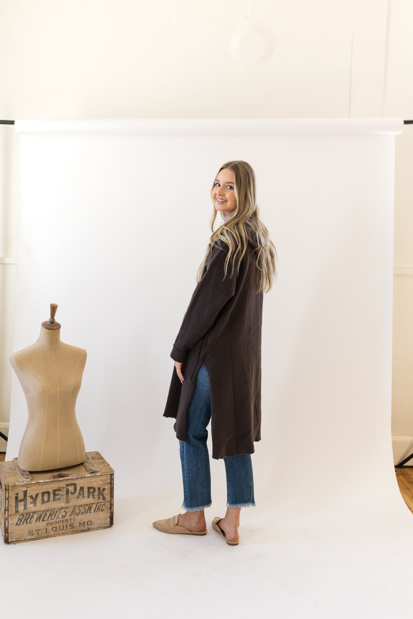 Chocolate Hooded Sweater