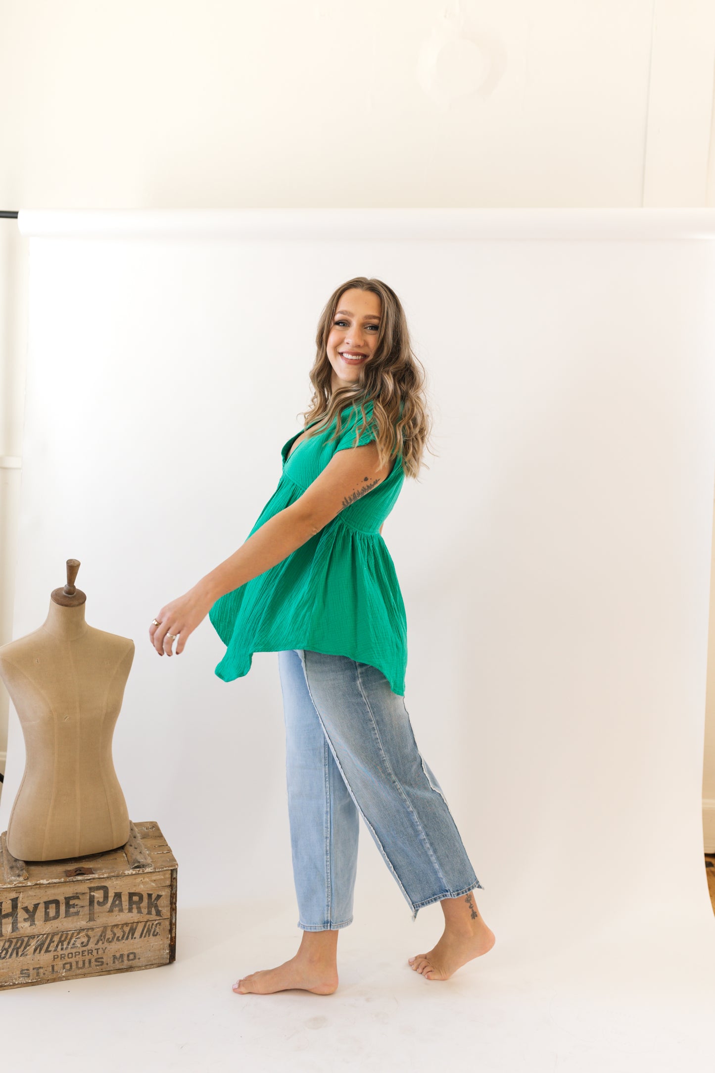 Pin Tuck Blouse