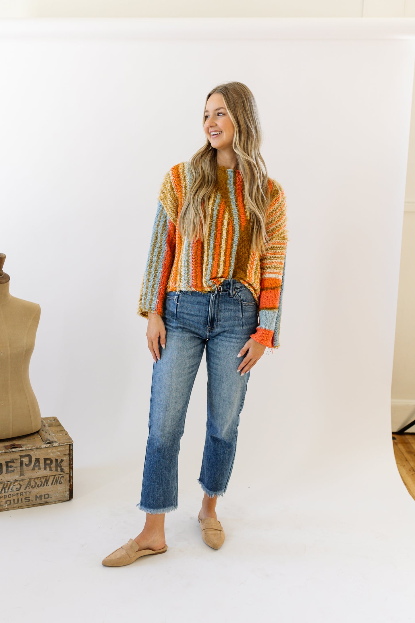 Boho Stripe Sweater