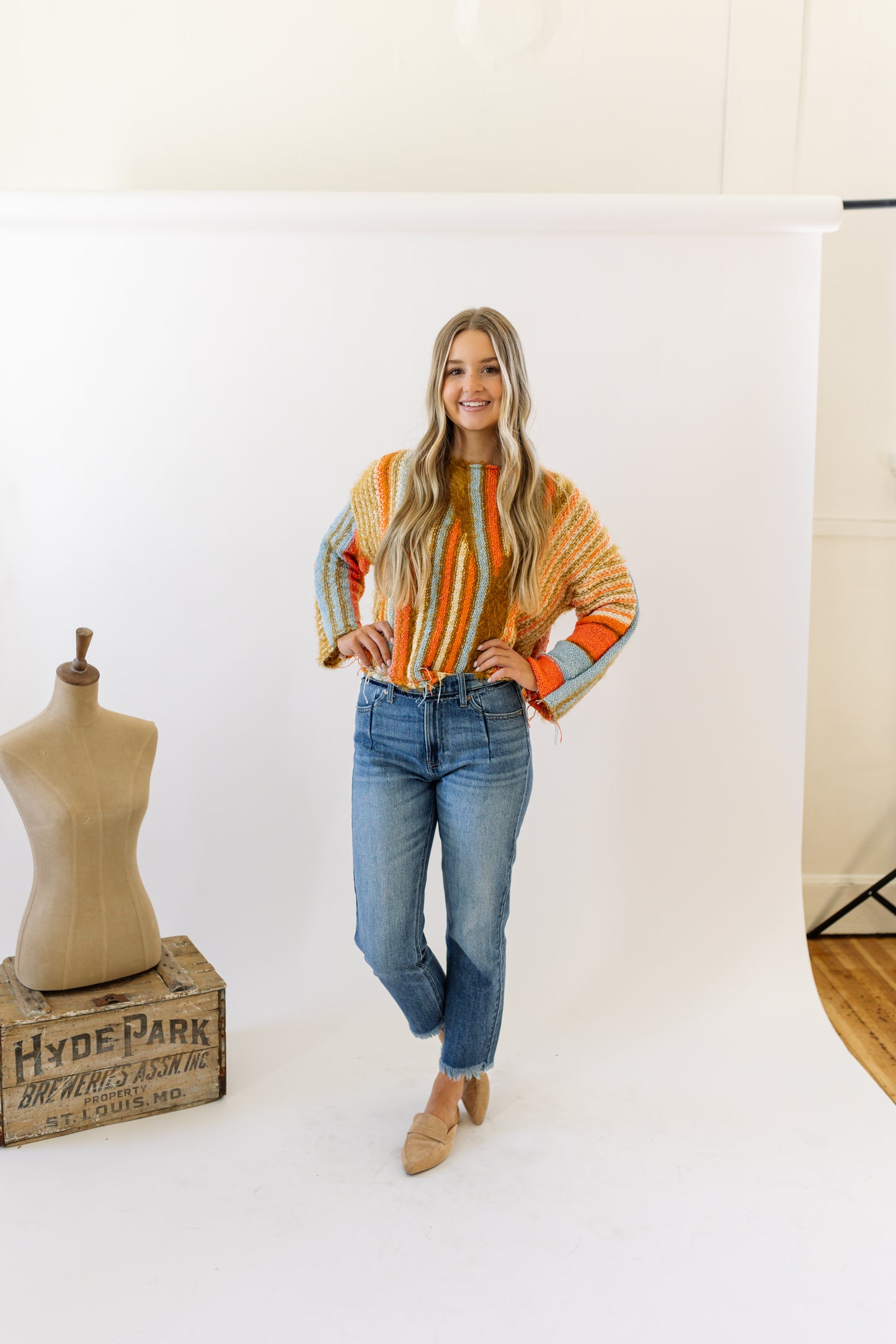 Boho Stripe Sweater
