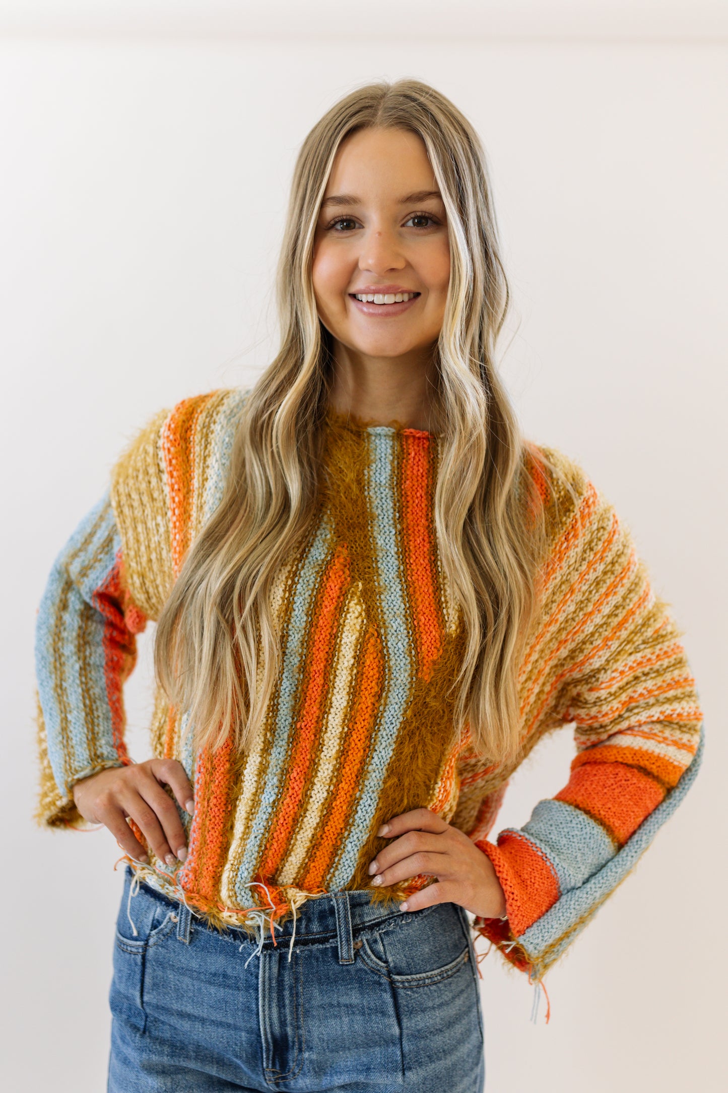Boho Stripe Sweater