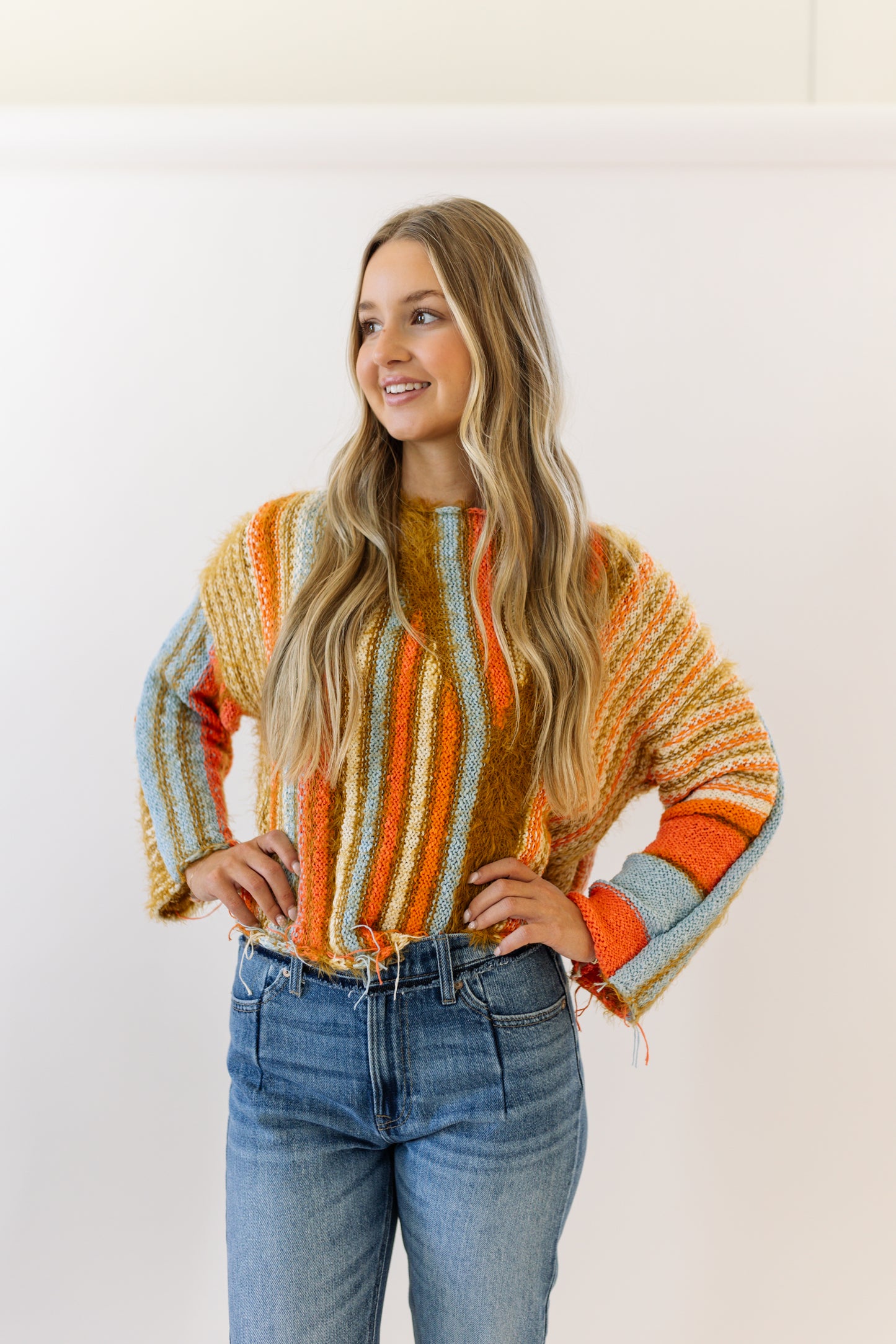 Boho Stripe Sweater