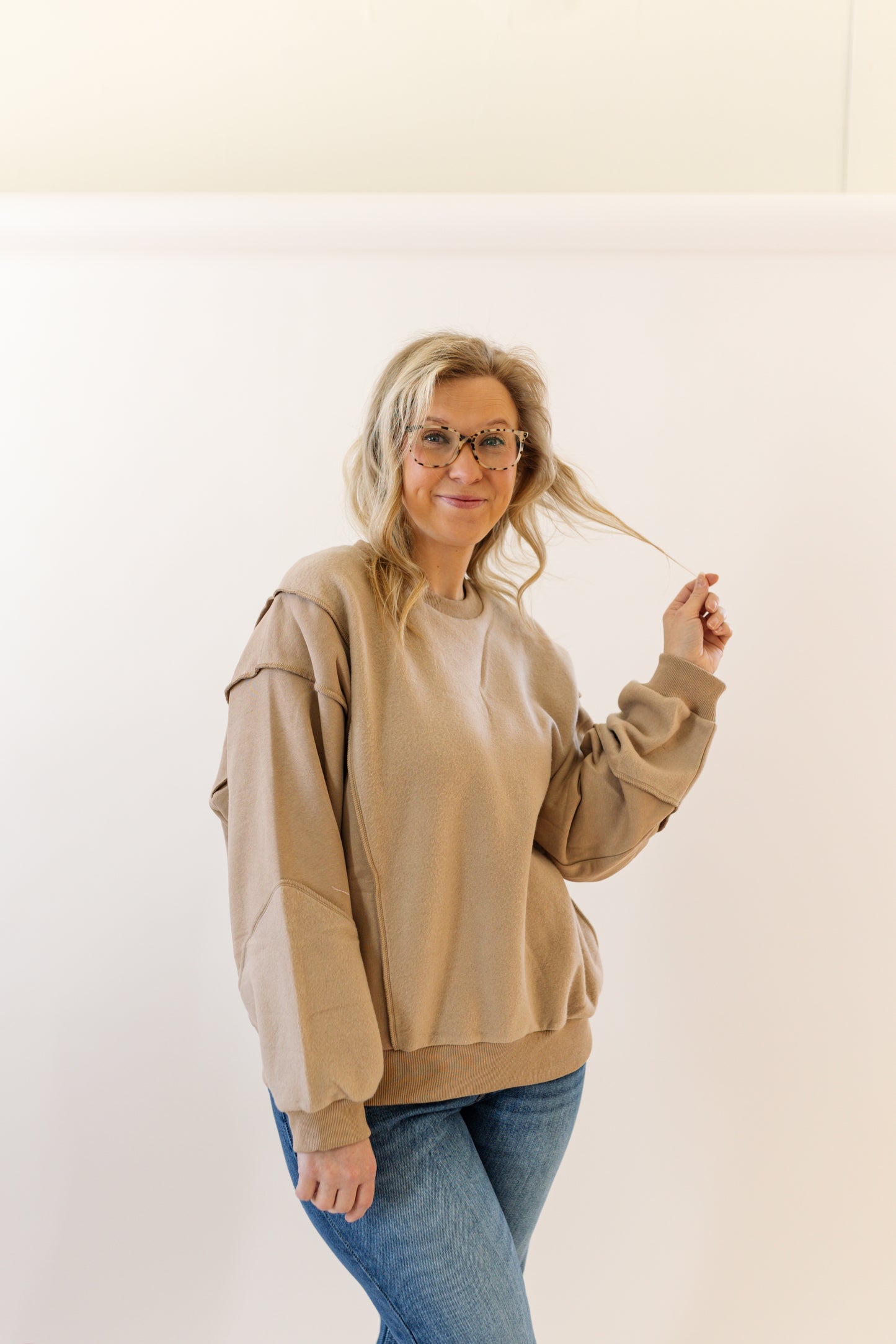 Raw Seam Sweatshirt