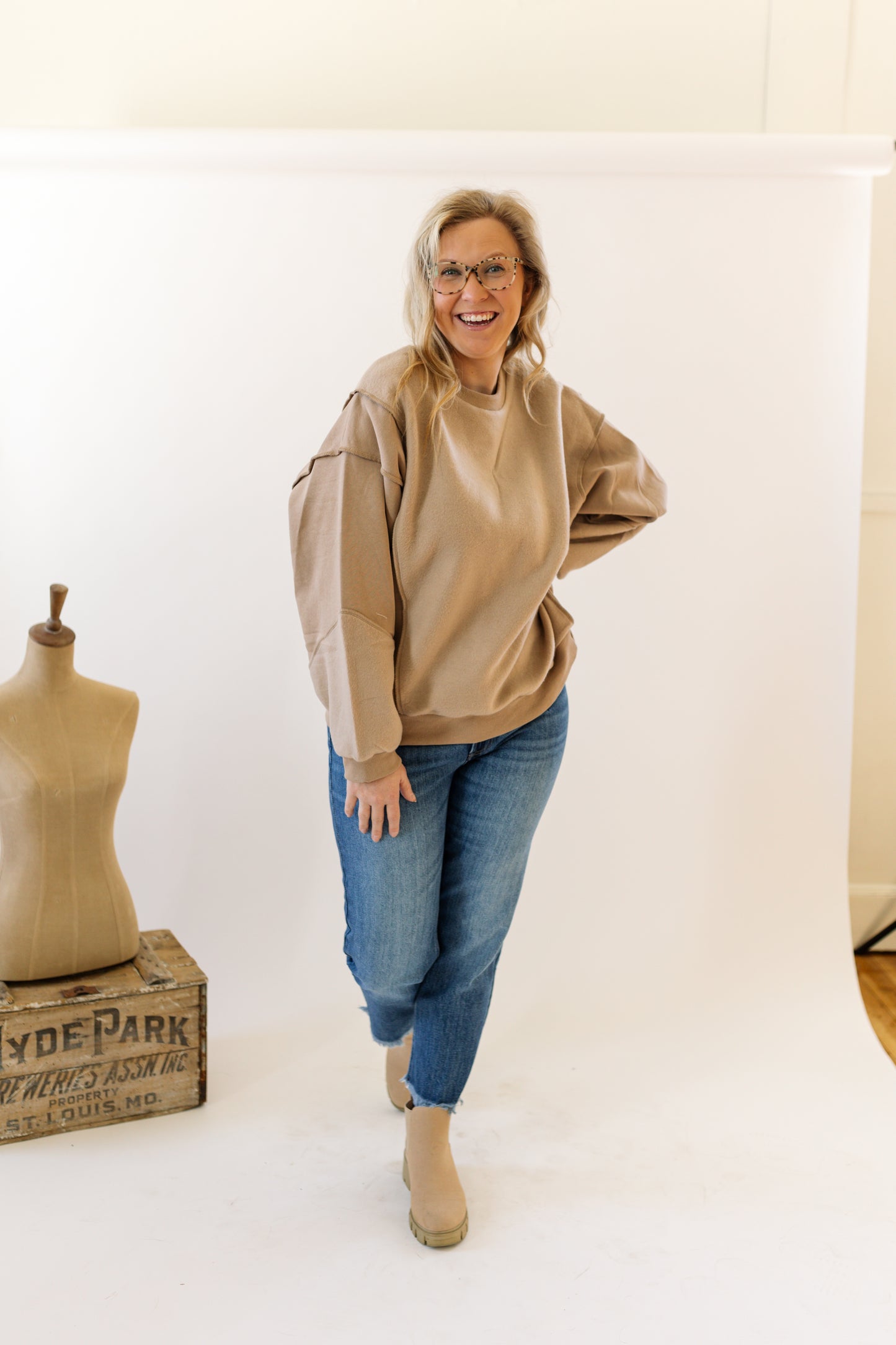 Raw Seam Sweatshirt