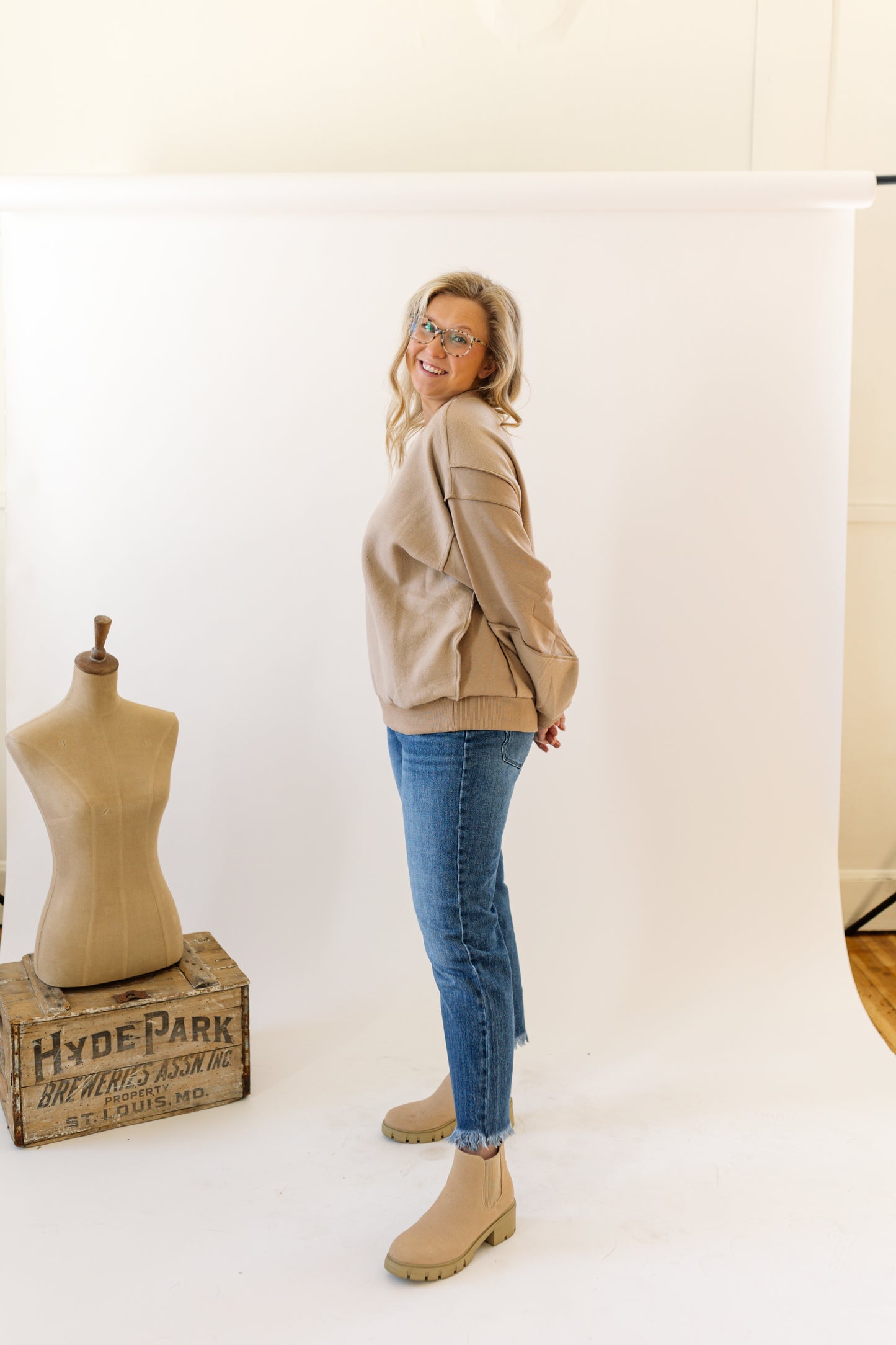 Raw Seam Sweatshirt