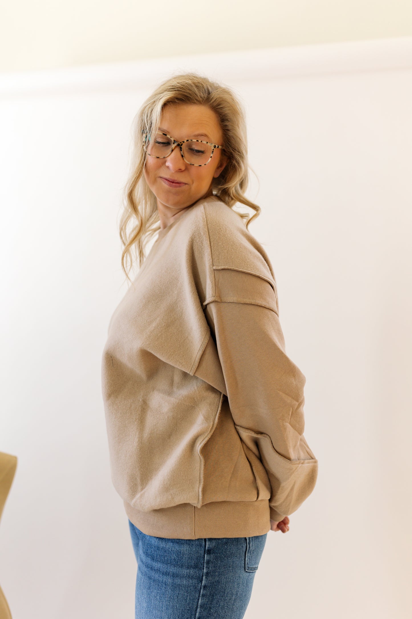 Raw Seam Sweatshirt