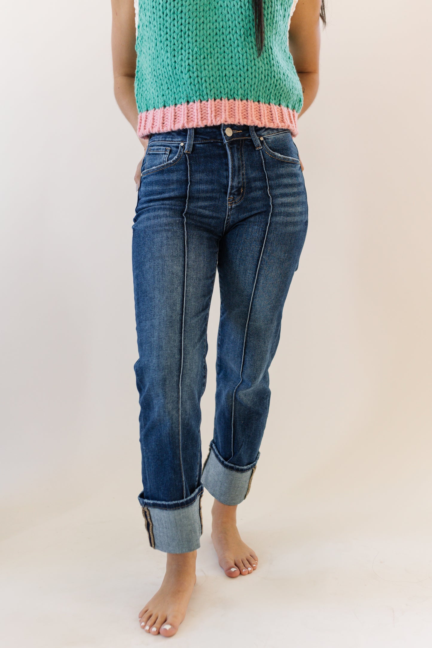 Maggie Pin Tuck Jean