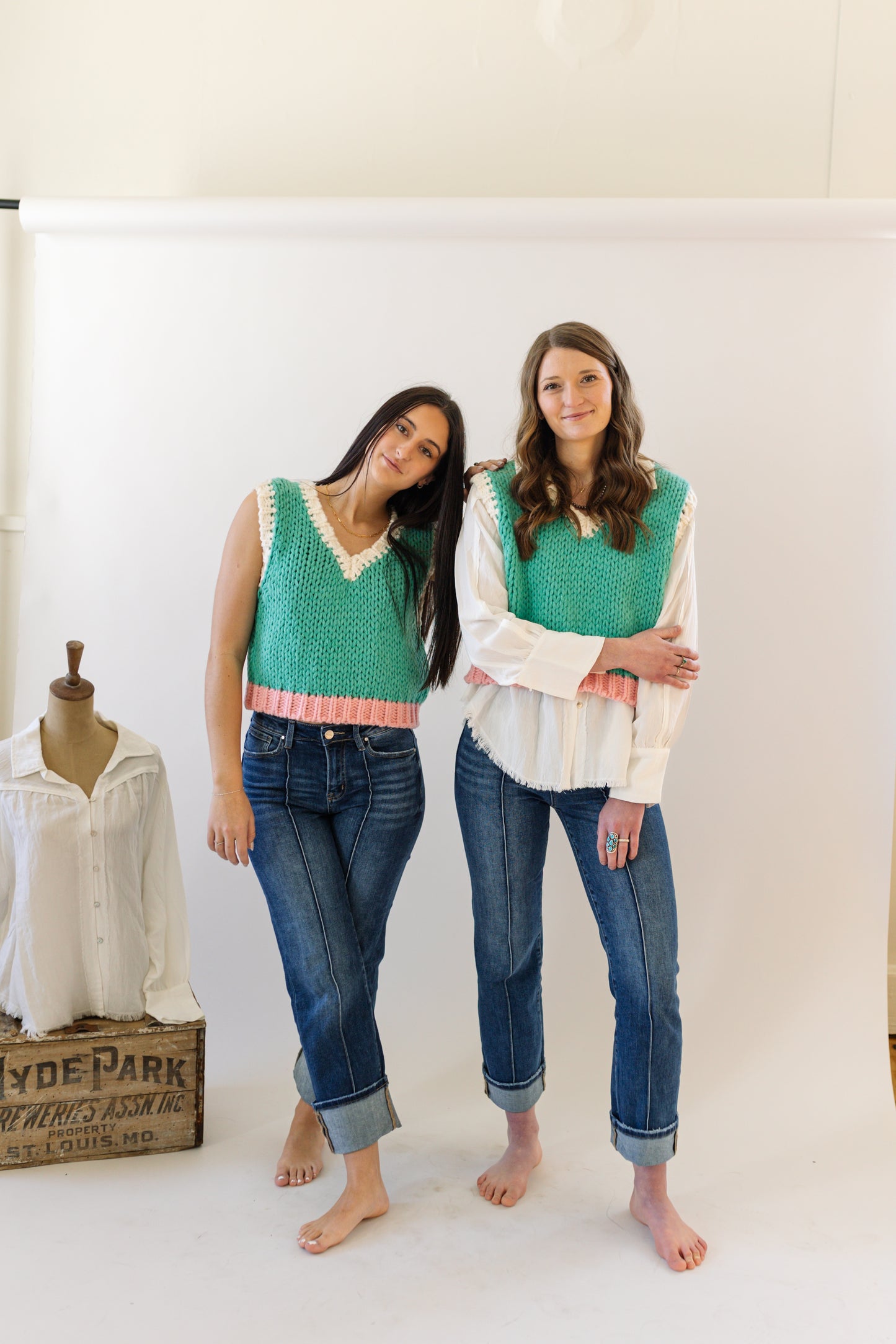 Maggie Pin Tuck Jean