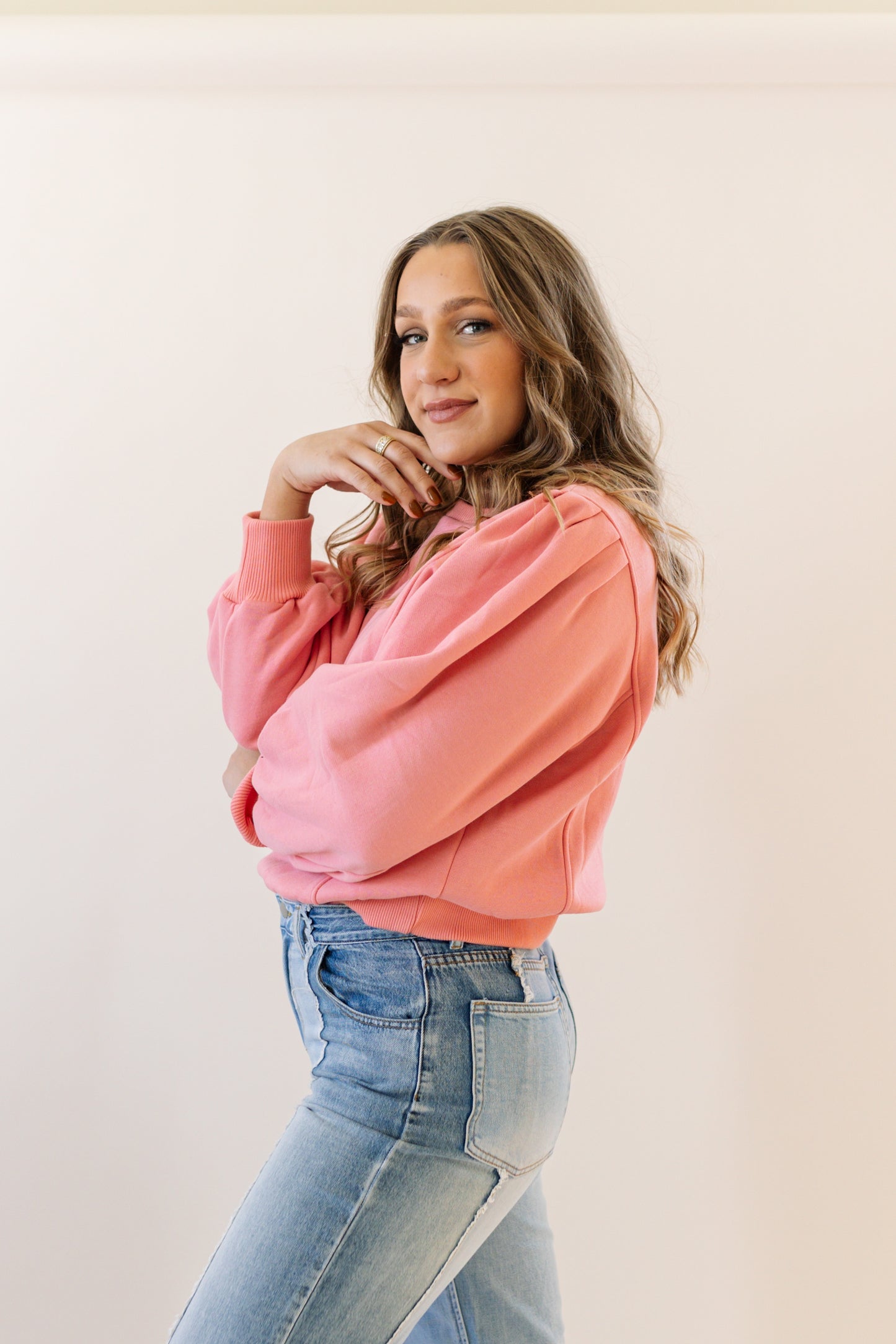 Pink Crewneck Pullover