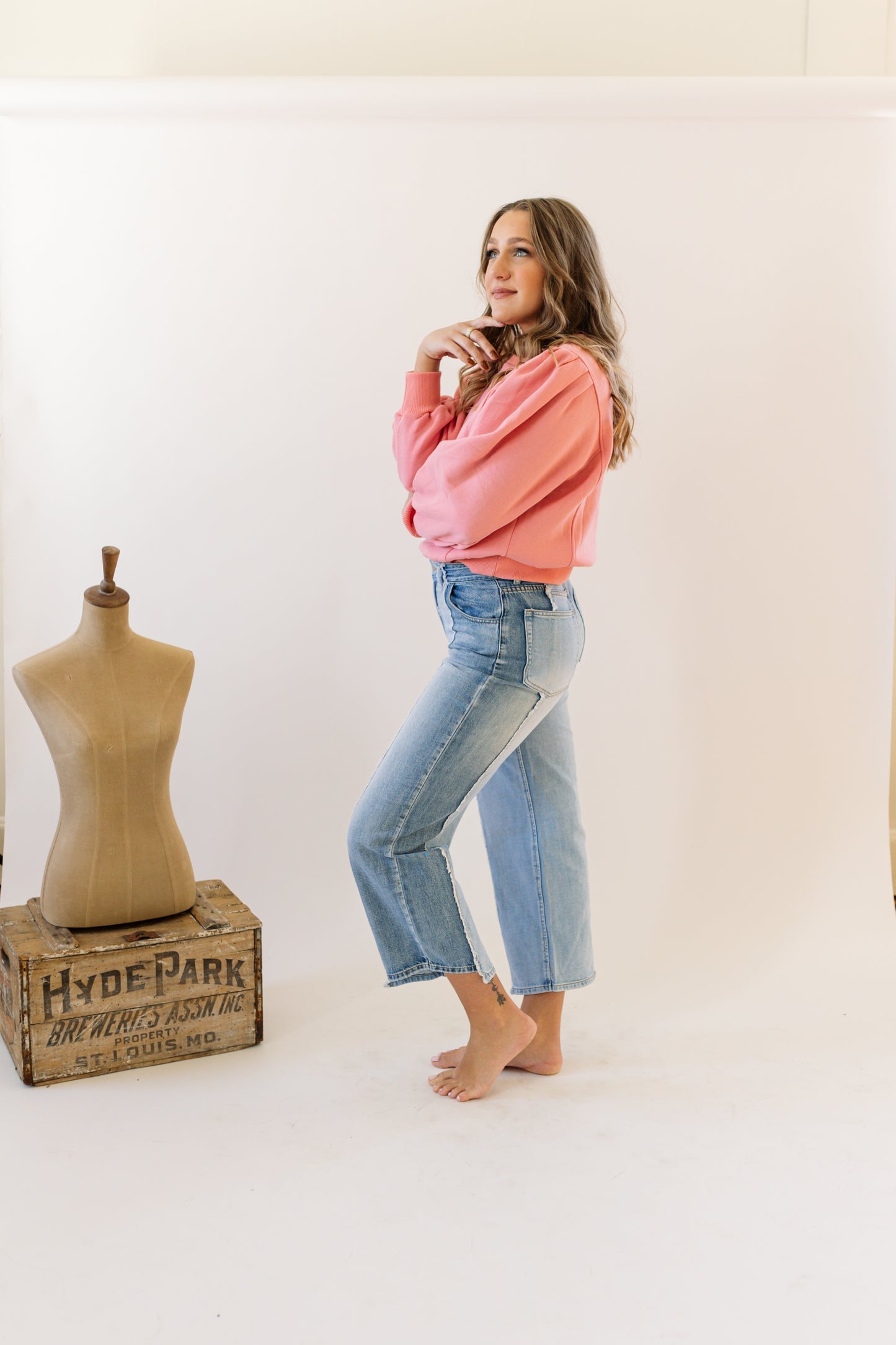 Pink Crewneck Pullover