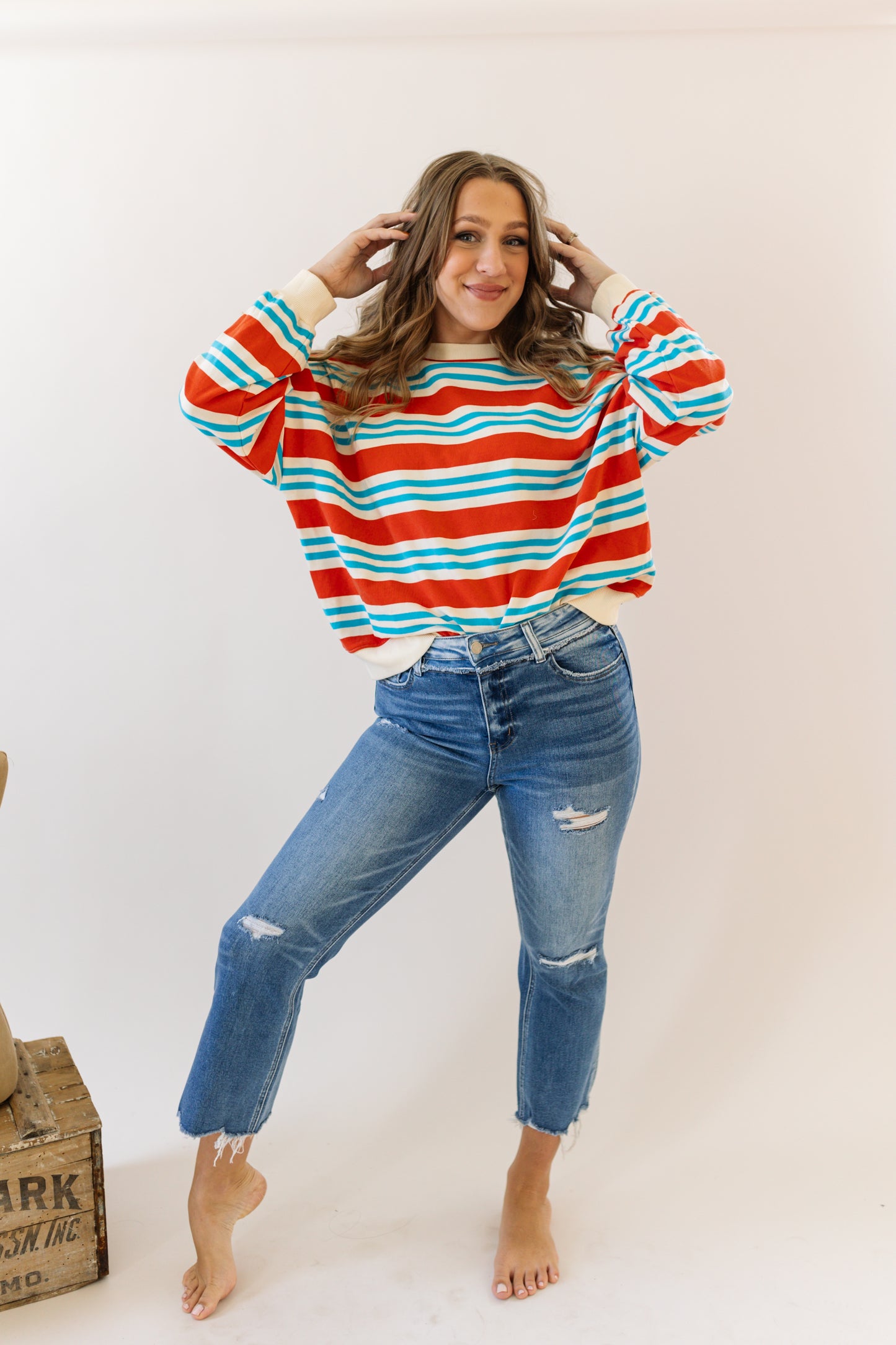 Retro Striped Top
