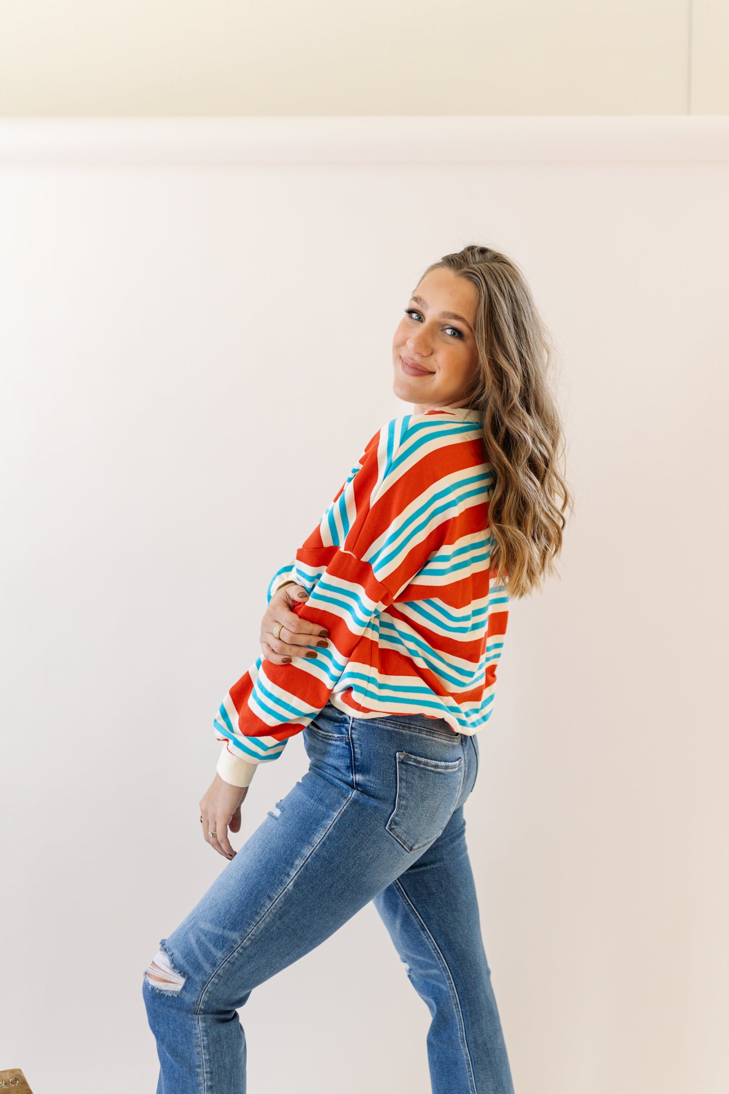 Retro Striped Top