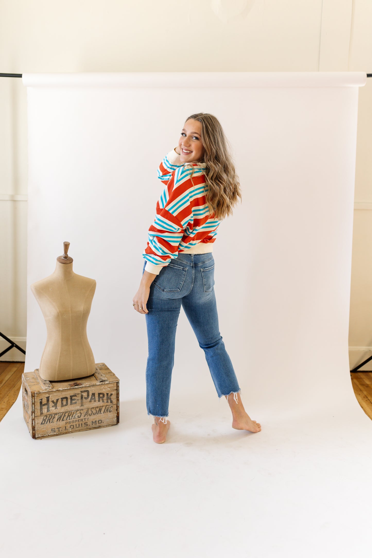 Retro Striped Top