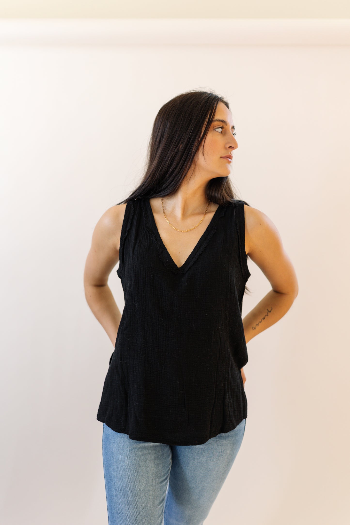 Raw Edge Tank