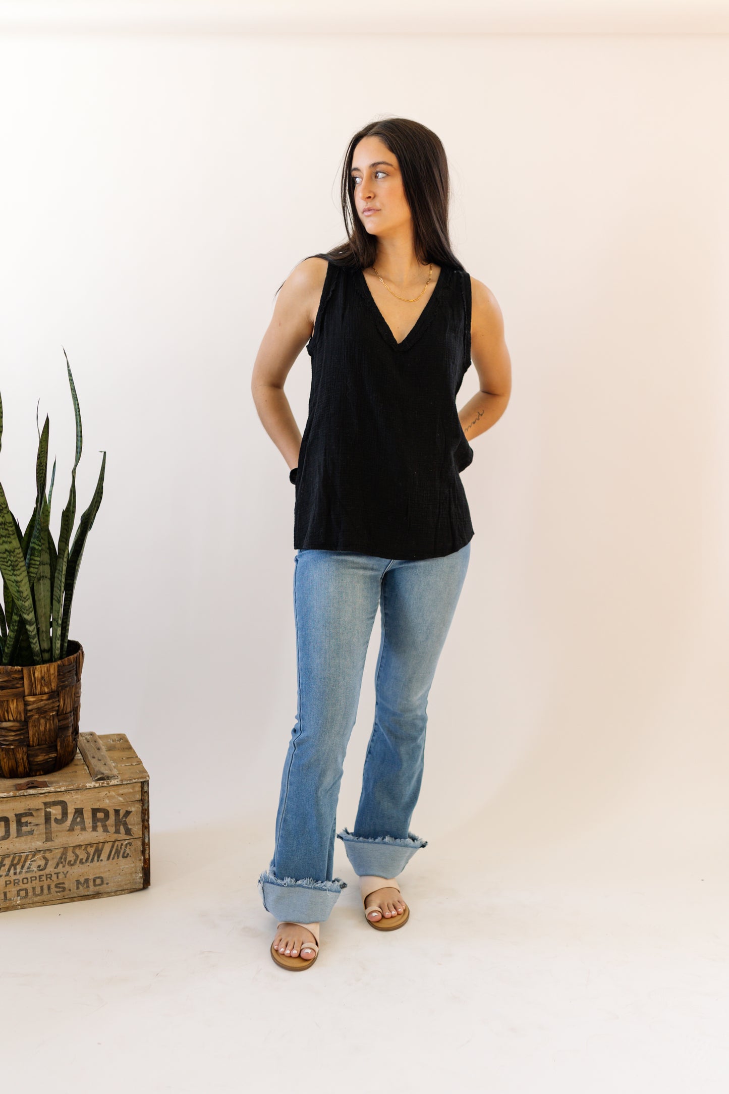 Raw Edge Tank