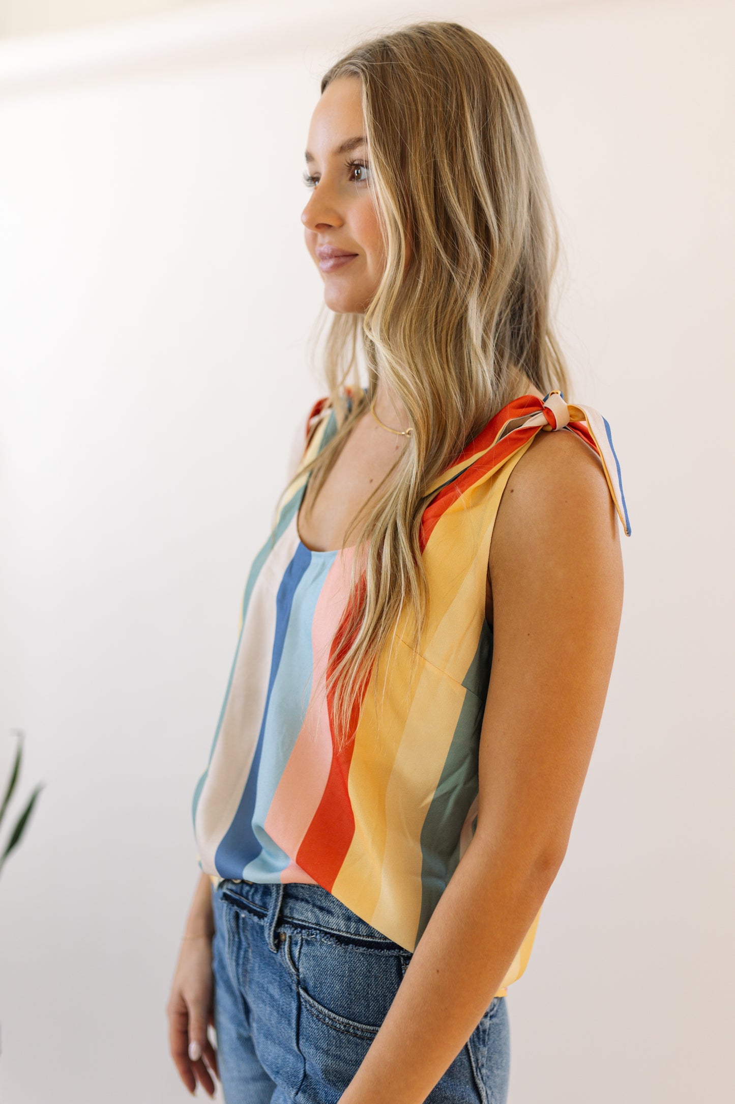 Stripe Tie Tank