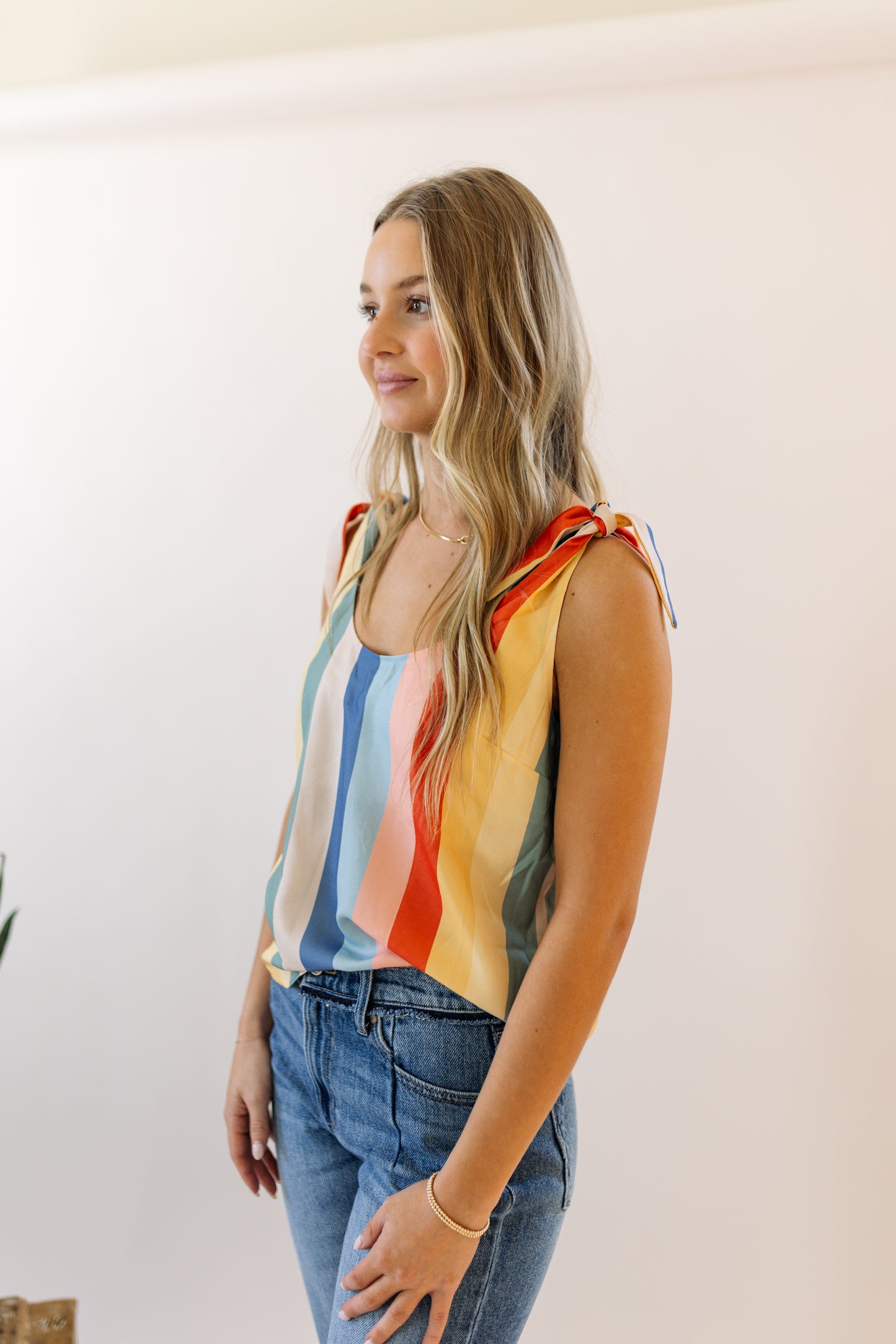 Stripe Tie Tank