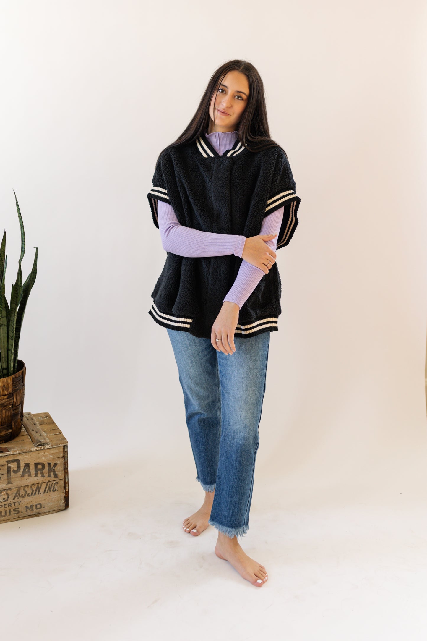 Striped Teddy Vest