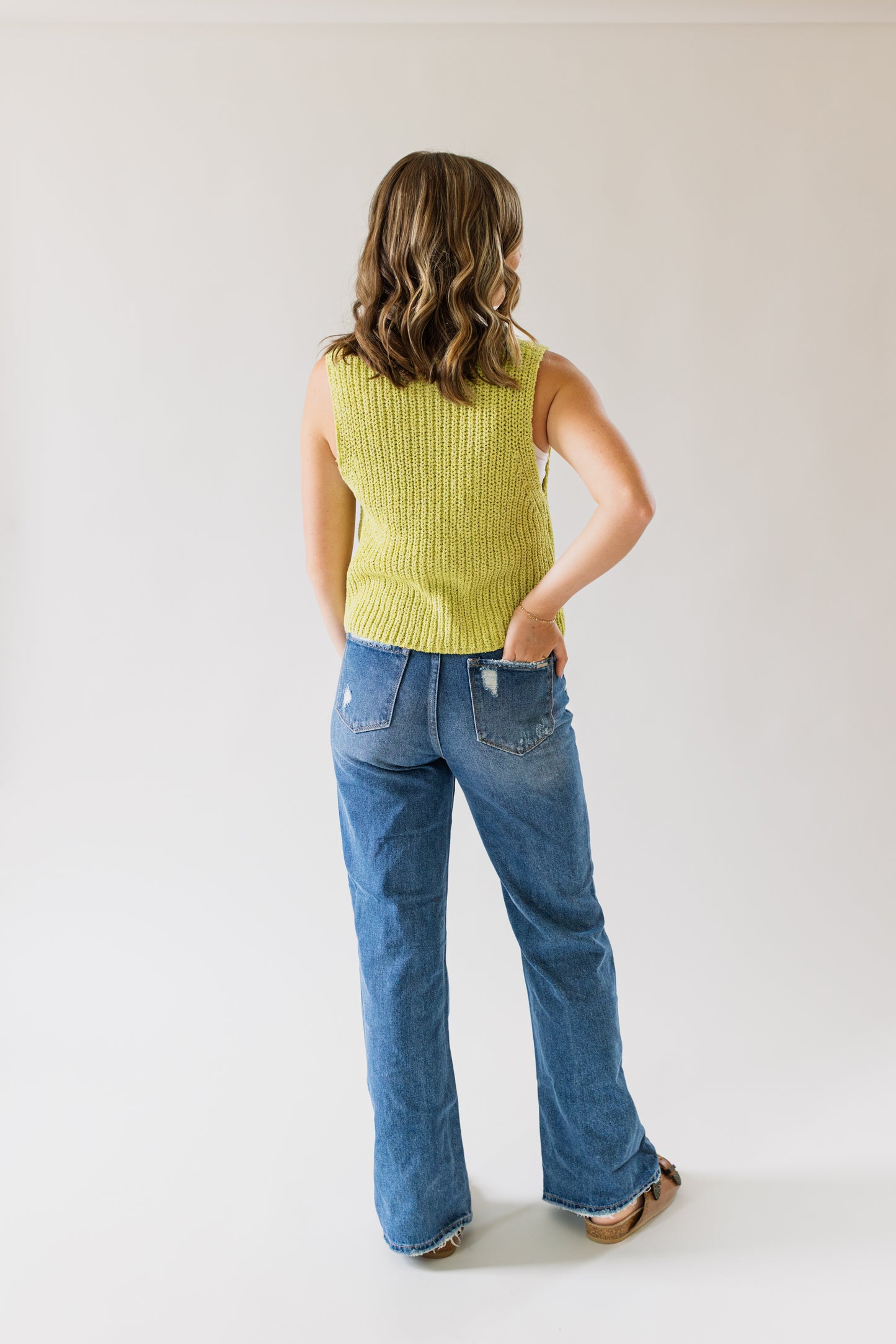 Lime Sweater Vest