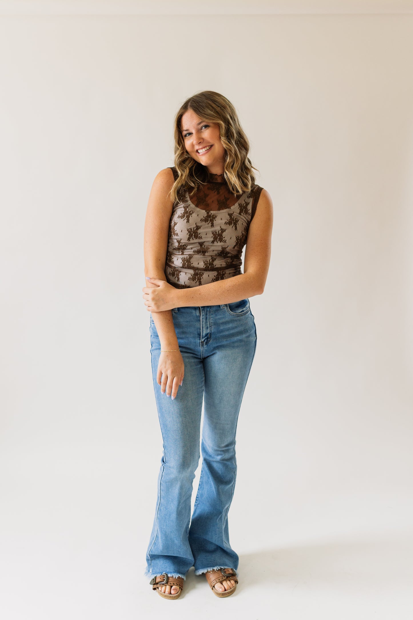 Sheer Floral Tank