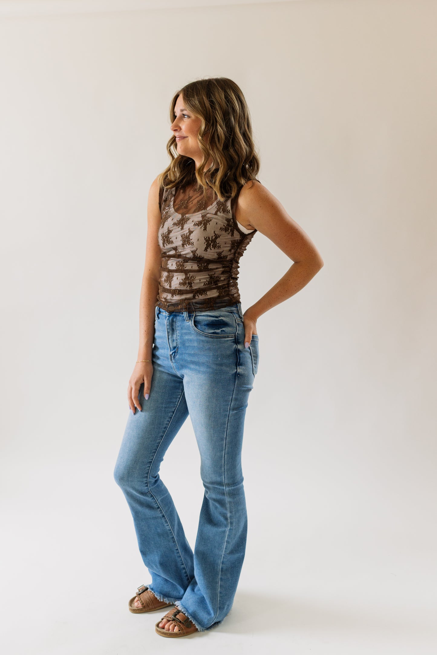 Sheer Floral Tank