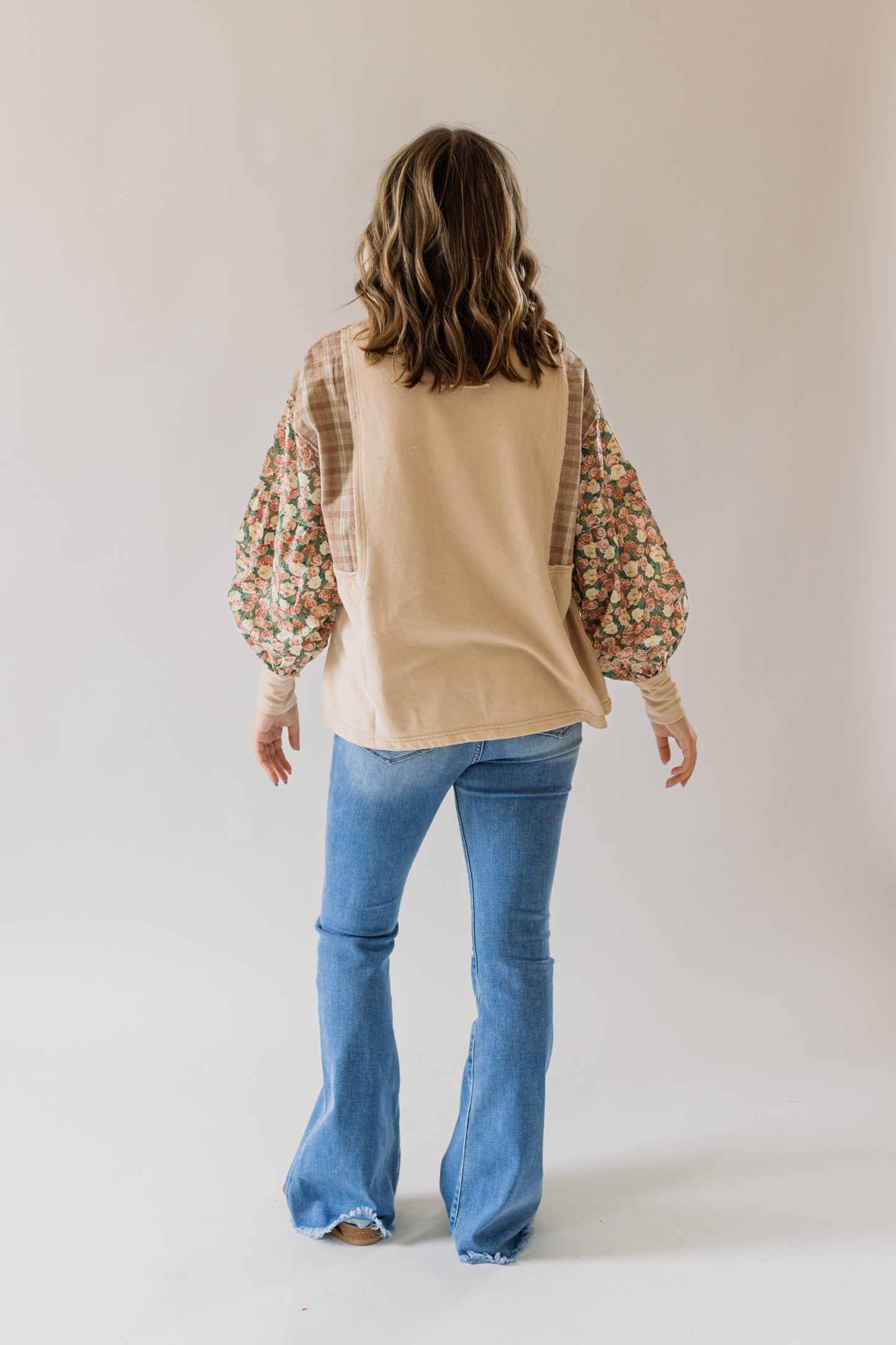 Floral Spliced Top