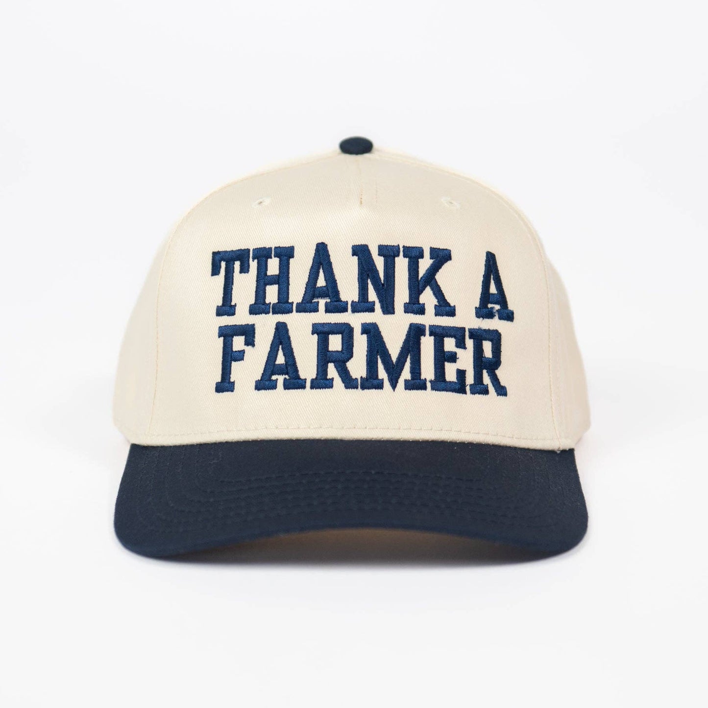 Thank A Farmer Embroidered Trucker Hat