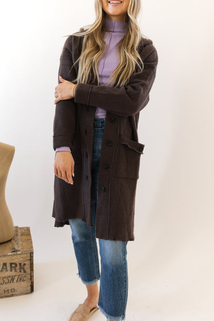Chocolate Hooded Sweater