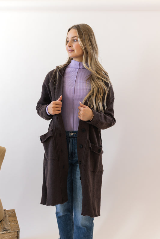 Chocolate Hooded Sweater