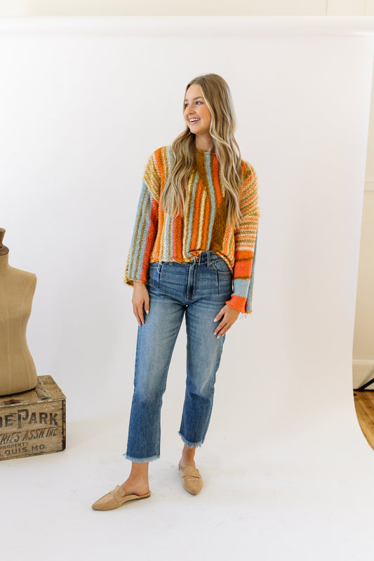 Boho Stripe Sweater