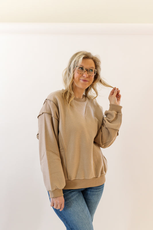 Raw Seam Sweatshirt