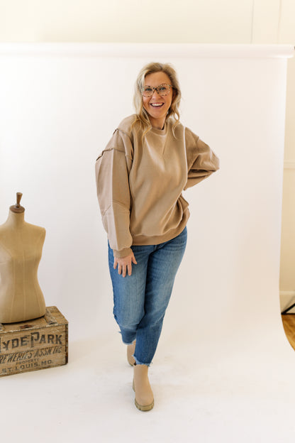 Raw Seam Sweatshirt