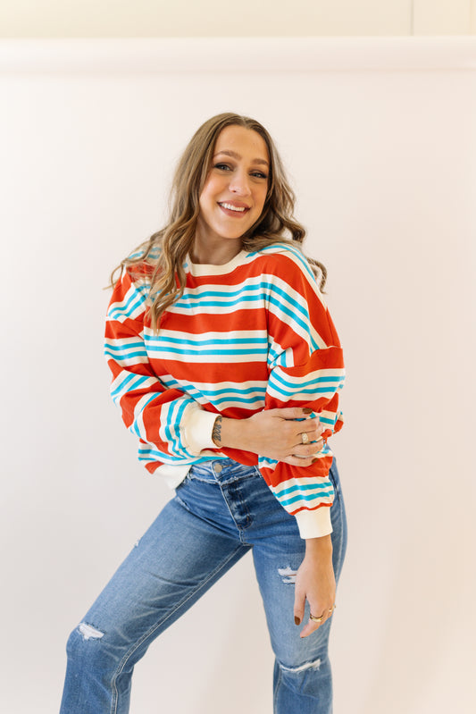 Retro Striped Top