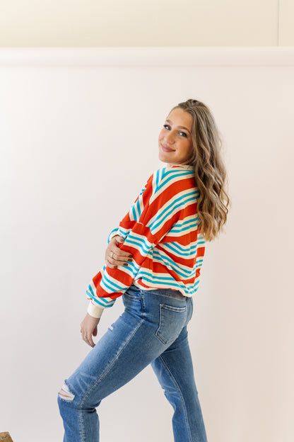 Retro Striped Top