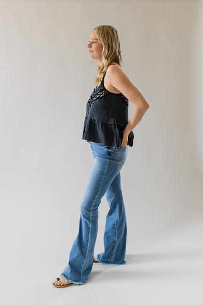 Vintage Washed Floral Print Tank