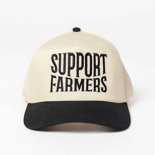 Support Farmers Embroidered Trucker Hat
