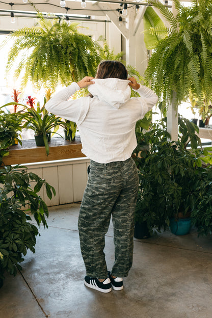 French Terry Hoodie Top