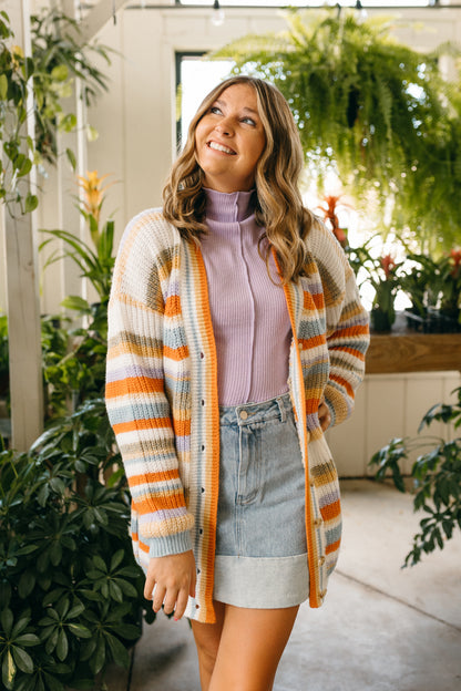 Cuff Denim Mini Skirt