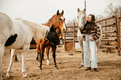 Wide Leg Stripe Jean